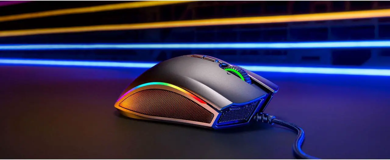 Alt view image 12 of 18 - RAZER MAMBA ELITE: 5G True 16,000 DPI Optical Sensor - 9 Programmable Buttons - Ergonomic Form Factory - Razer Chroma Enabled - Esports Gaming Mouse