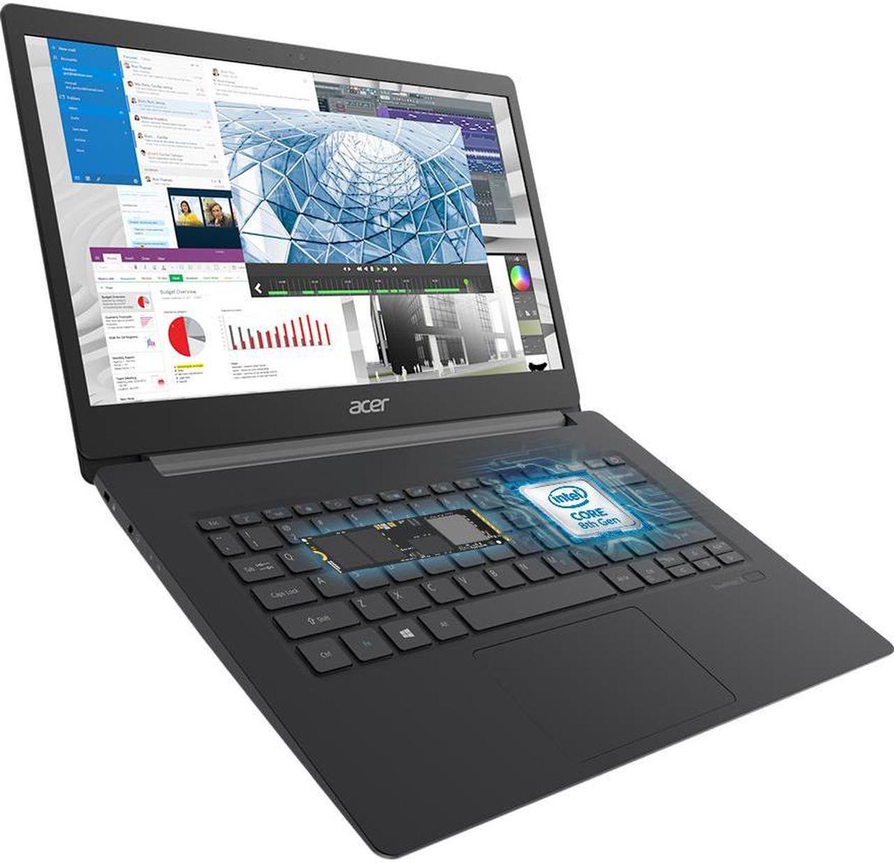 Alt view image 5 of 8 - Acer TravelMate X5 X514-51T TMX514-51T-72KH 14" Touchscreen Notebook - 1920 x 1080 - Core i7 i7-8565U - 16 GB RAM - 512 GB SSD