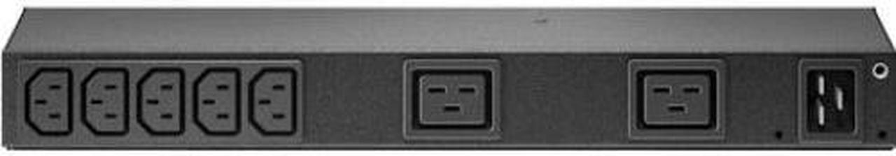 Alt view image 5 of 10 - APC AP6120A Basic Rack Pdu - Power Distribution Unit (Rack-Mountable) - Ac 100-240 V - Input: Iec 60320 C20 - Output Connectors: 9 (Iec 60320 C13, Iec 60320 C19)