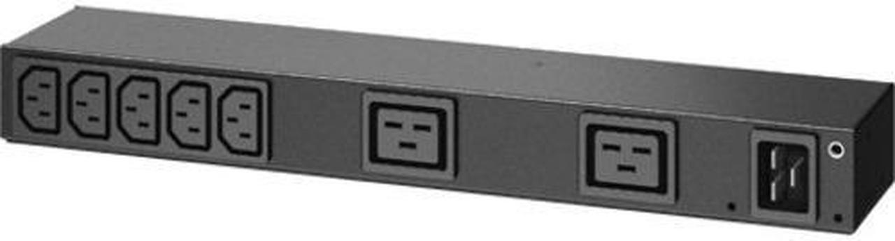 Alt view image 3 of 10 - APC AP6120A Basic Rack Pdu - Power Distribution Unit (Rack-Mountable) - Ac 100-240 V - Input: Iec 60320 C20 - Output Connectors: 9 (Iec 60320 C13, Iec 60320 C19)