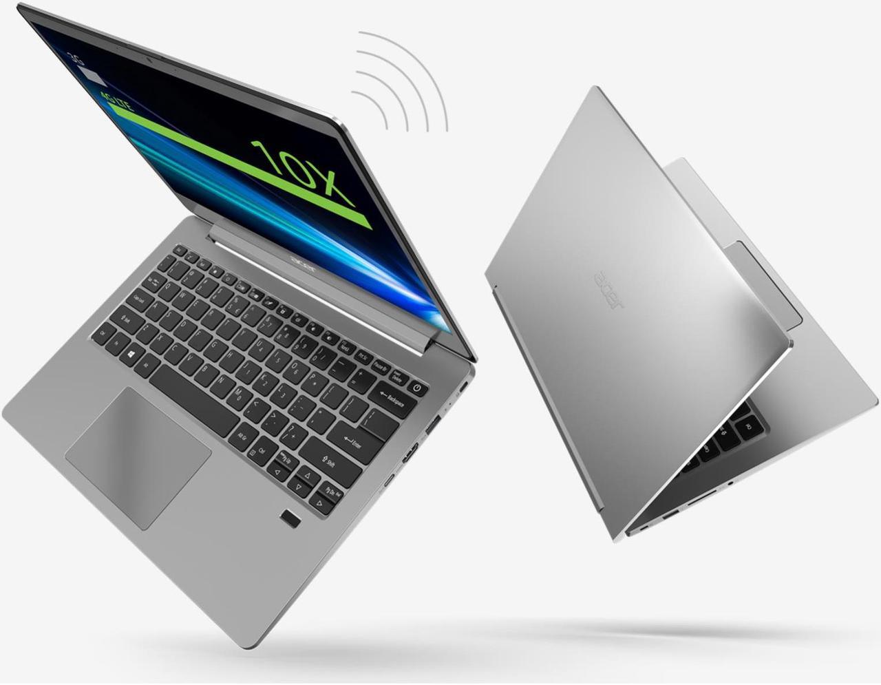 Alt view image 4 of 10 - Acer Swift 3 SF314-55-58P9 14" Notebook - 1920 x 1080 - Core i5 i5-8265U - 8 GB RAM - 256 GB SSD - Silver