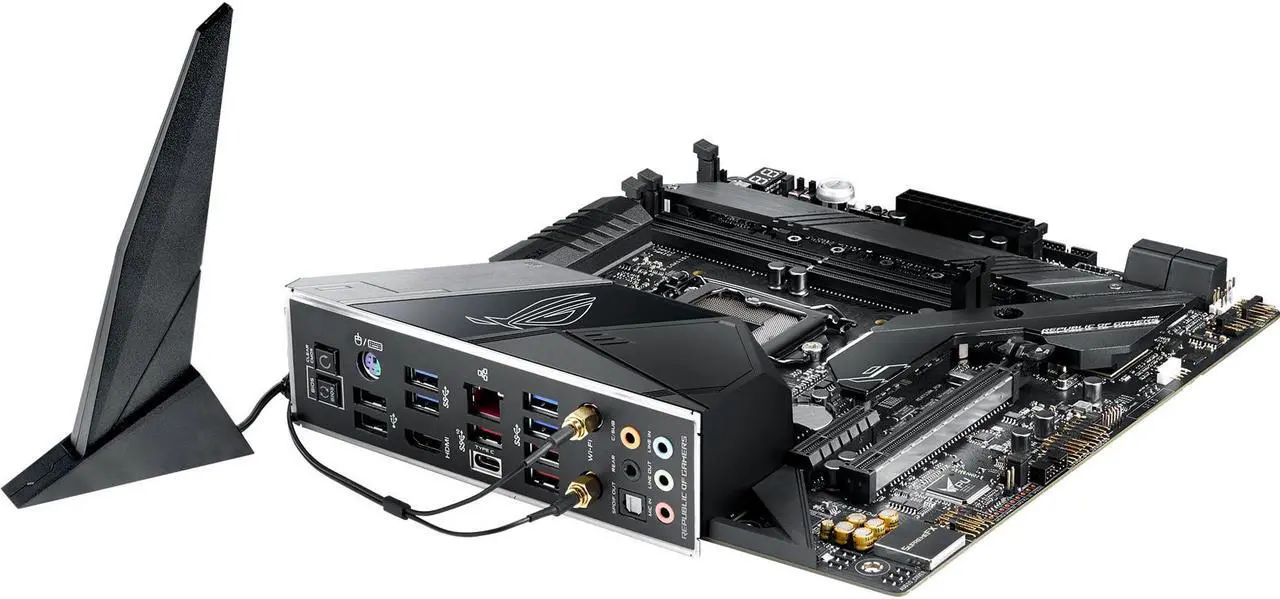 Alt view image 5 of 9 - ASUS ROG MAXIMUS XI GENE LGA 1151 (300 Series) Intel Z390 Micro ATX Intel Motherboard