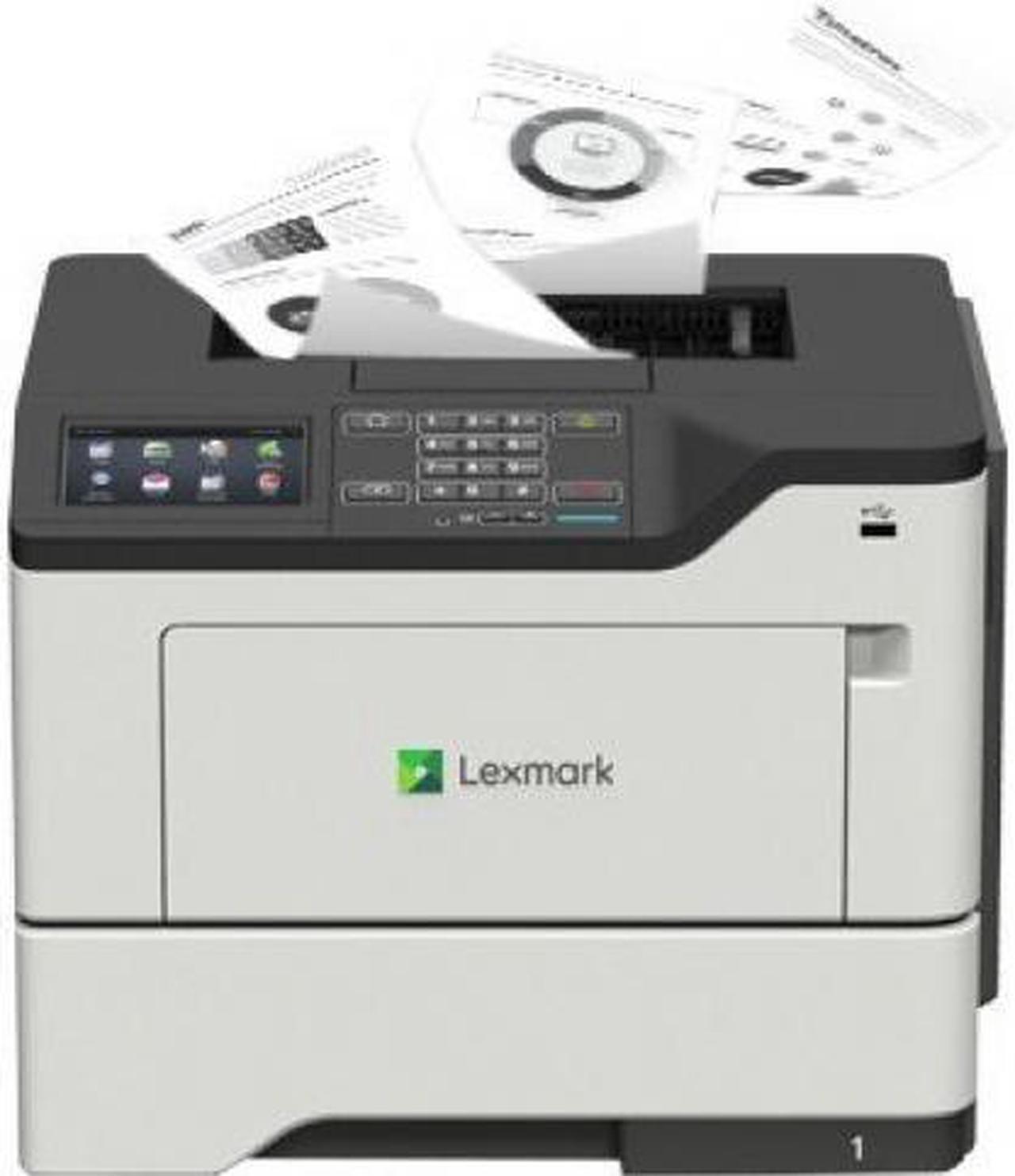 Alt view image 2 of 10 - Lexmark MS620 MS622de Laser Printer - Monochrome - 1200 x 1200 dpi Print - Plain Paper Print - Desktop - TAA Compliant