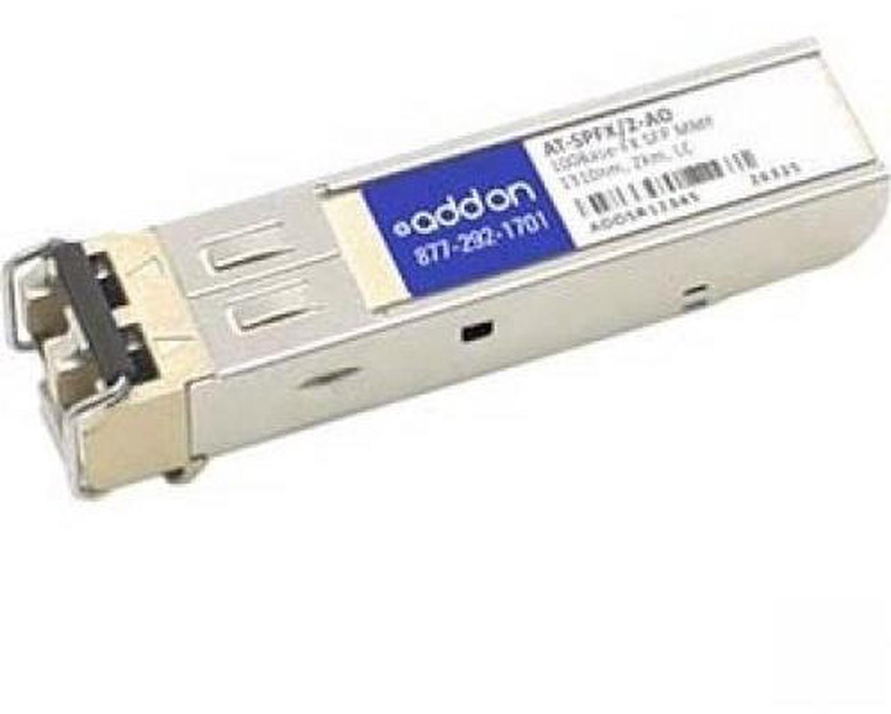 Alt view image 4 of 8 - Addon Allied Telesis At-Spfx/2 Compatible Taa Compliant 100Base-Fx Sfp Transceiver (Mmf 1310Nm 2Km Lc)