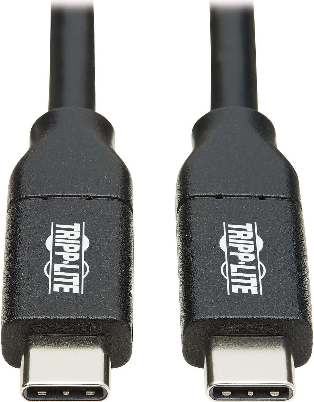 Tripp Lite 9.8ft USB Type C to USB C USB 2.0 Charging Cable Black