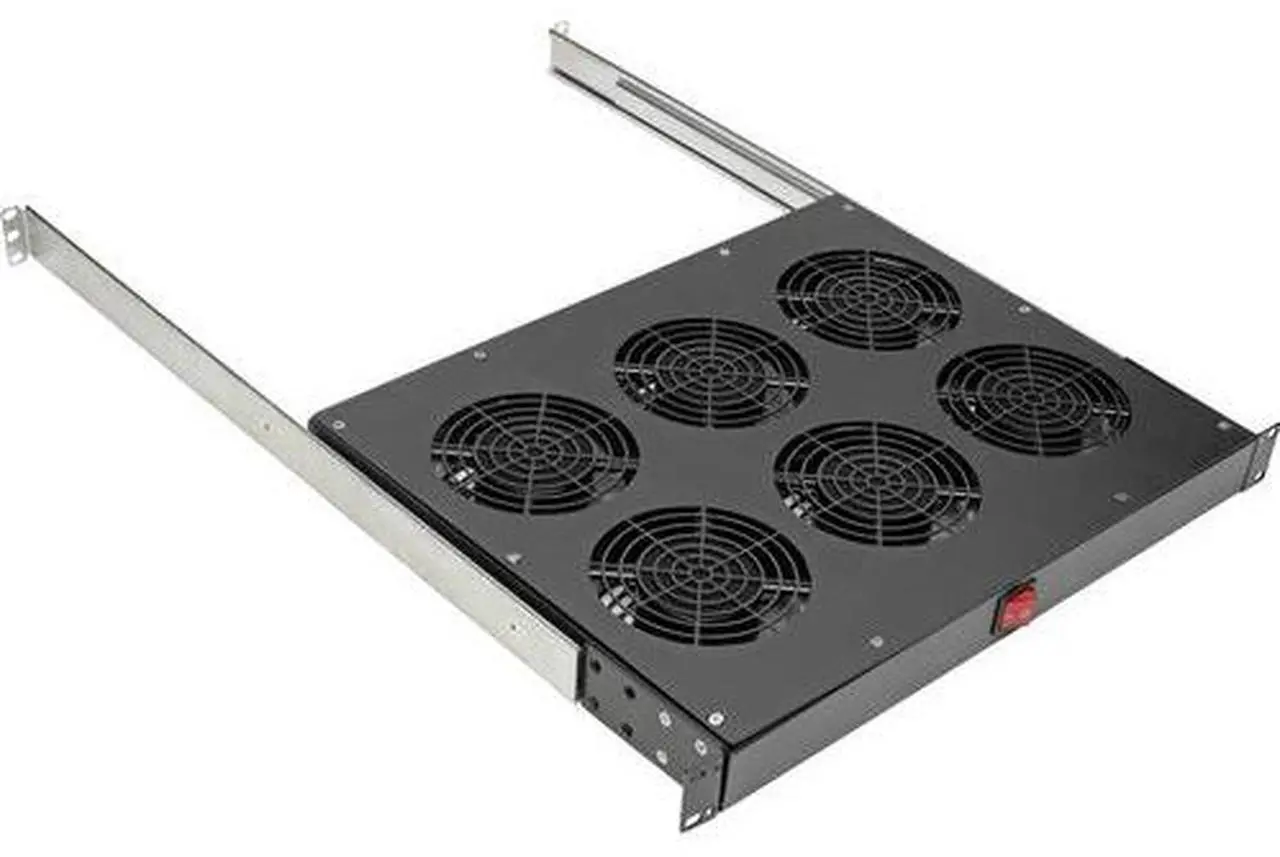 Main image of Tripp Lite Fan Tray for 19in Racks - 6 120V High-Performance Fans - 576 CFM - C14 Inlet - 1URM SRFANTRAY6