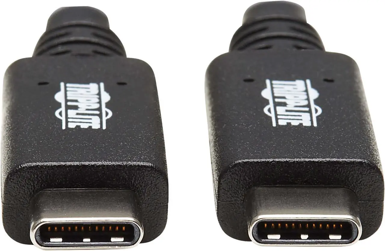 Alt view image 2 of 16 - Tripp Lite Usb-C To Usb-C Cable (M/M) - Usb 3.1 Gen 2 10 Gbps Thunderbolt 3 20 In.