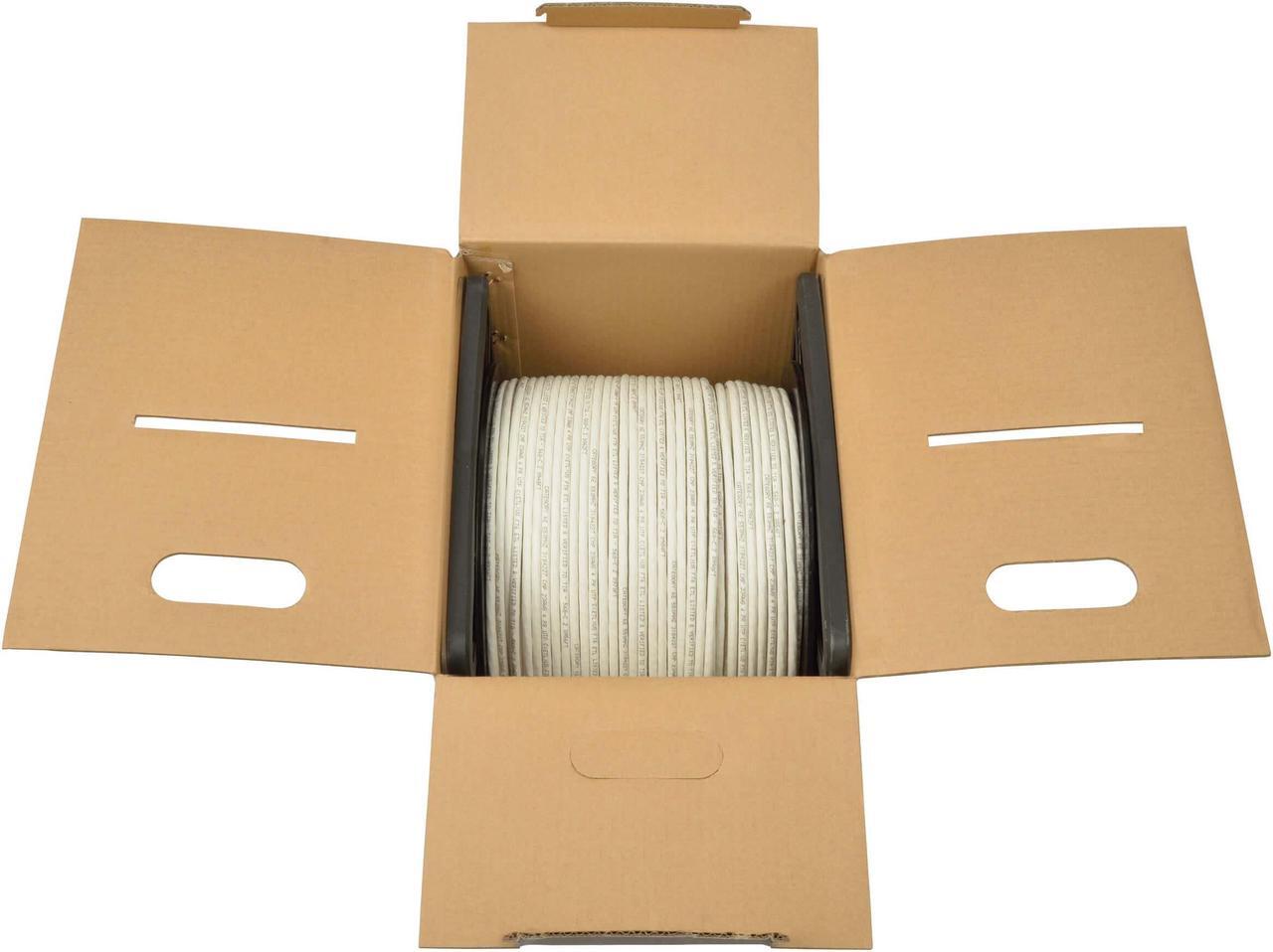Alt view image 2 of 12 - Tripp Lite 1000ft Cat6 Bulk Ethernet Patch Cable Plenum White N22401KWHLP5