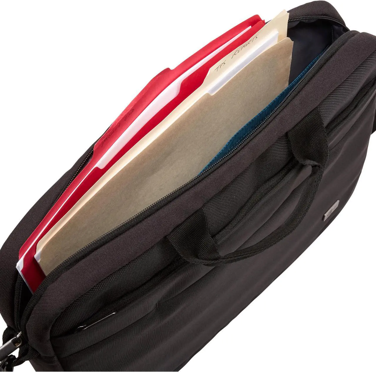 Alt view image 5 of 14 - Case Logic Advantage Adva-116 Black Carrying Case (Attaché) For 10" To 16" Notebook - Black