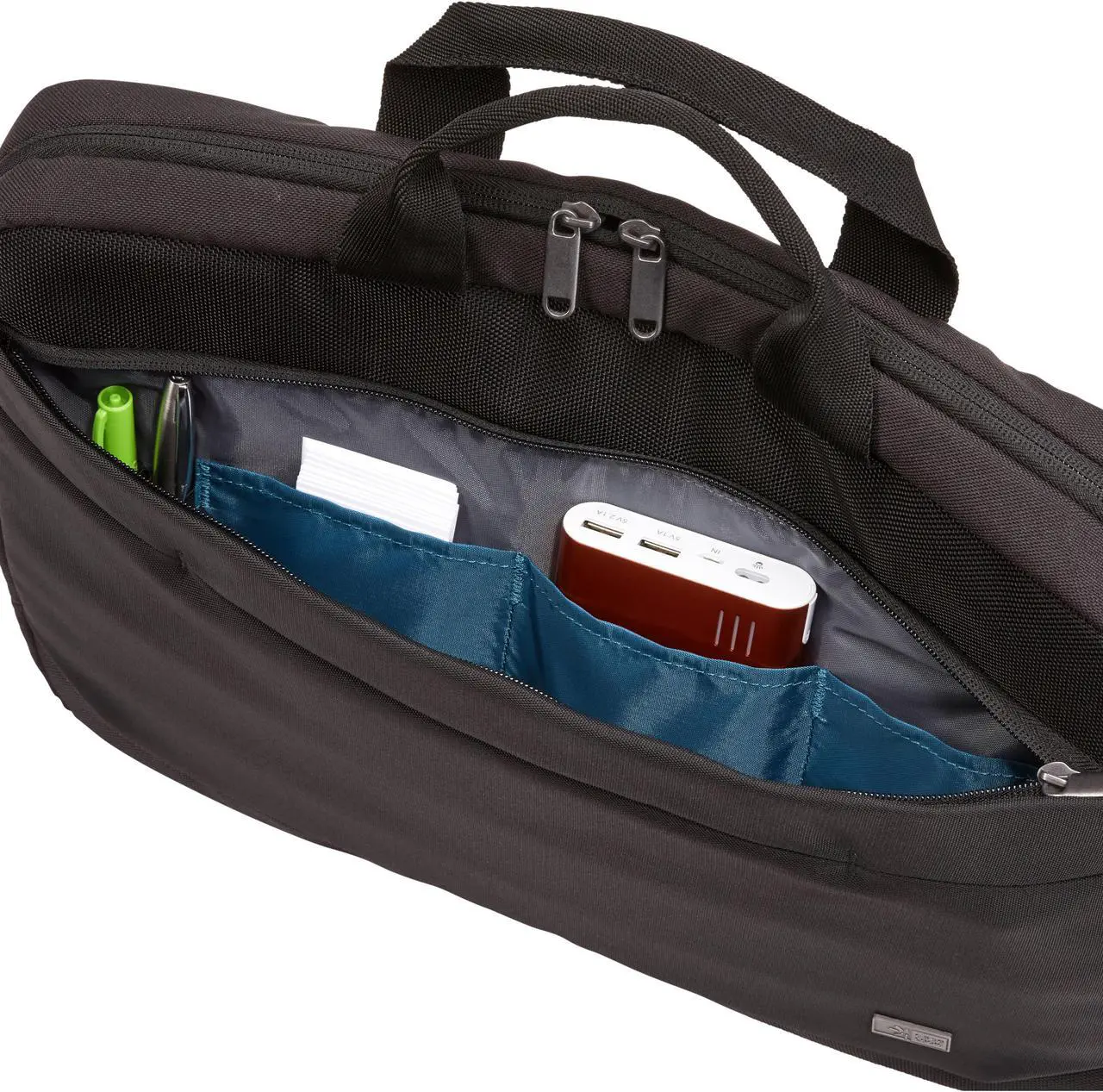 Alt view image 9 of 14 - Case Logic Advantage Adva-116 Black Carrying Case (Attaché) For 10" To 16" Notebook - Black