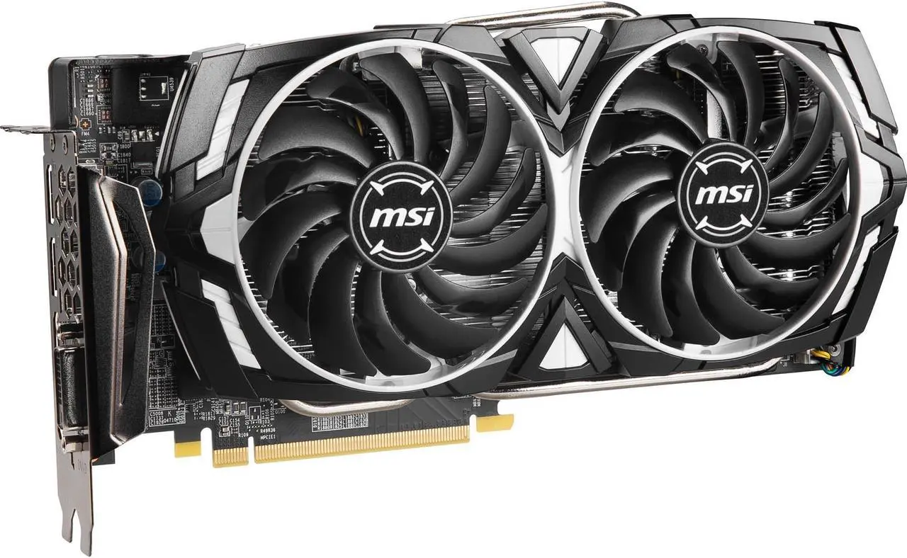 Alt view image 2 of 8 - MSI - R580ARX - MSI ARMOR Radeon RX 580 ARMOR X Radeon RX 580 Graphic Card - 8 GB GDDR5 - 1.37 GHz Core - 256 bit Bus Width - DisplayPort - HDMI - DVI