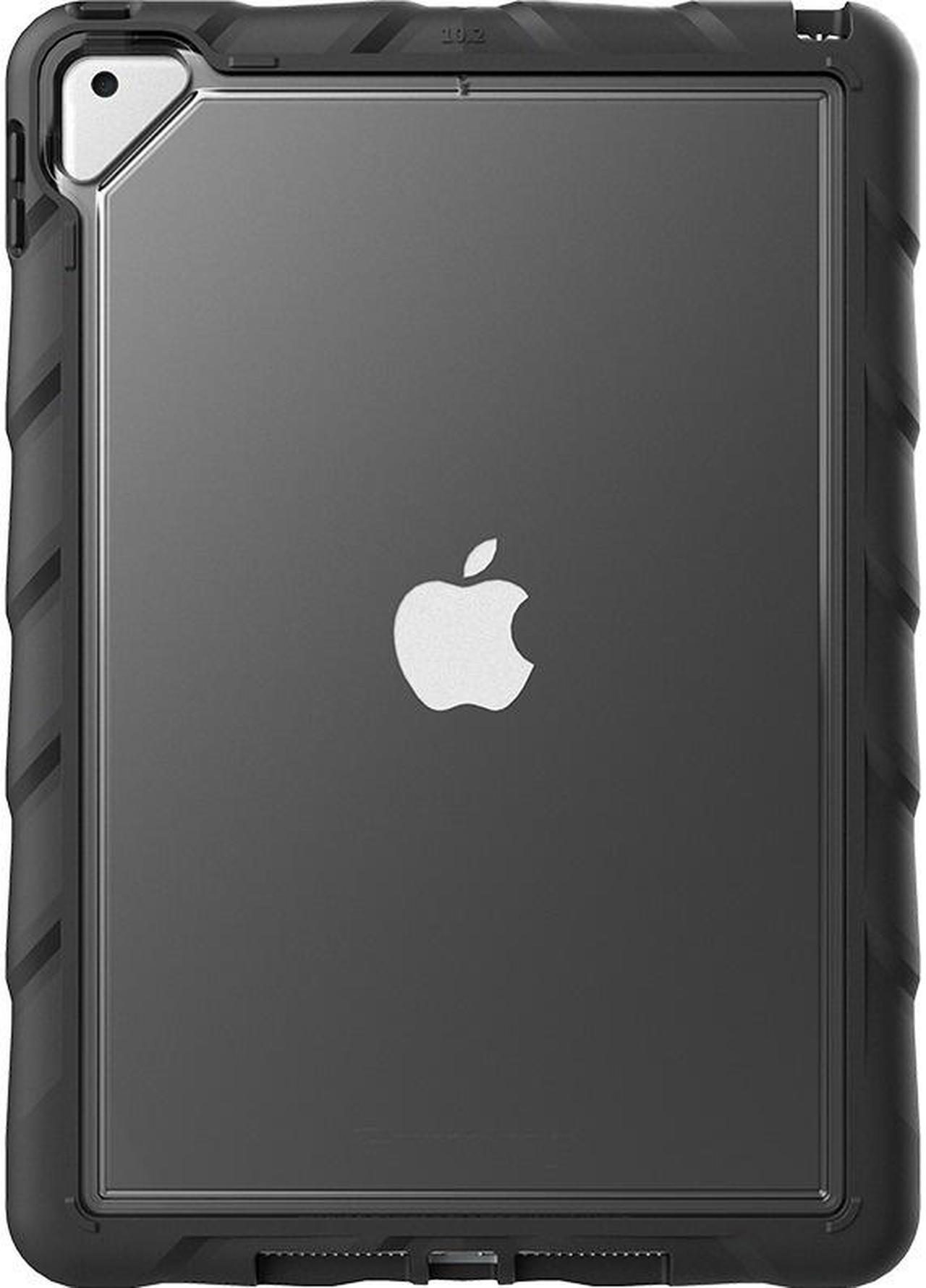 Alt view image 4 of 17 - Gumdrop DropTech Clear for iPad 10.2 Case - For Apple iPad (7th Generation) Tablet - Apple Logo - Clear, Black - Scratch Resistant, Impact Resistant, Drop Resistant, Shock Absorbing, Smudge Resistant,