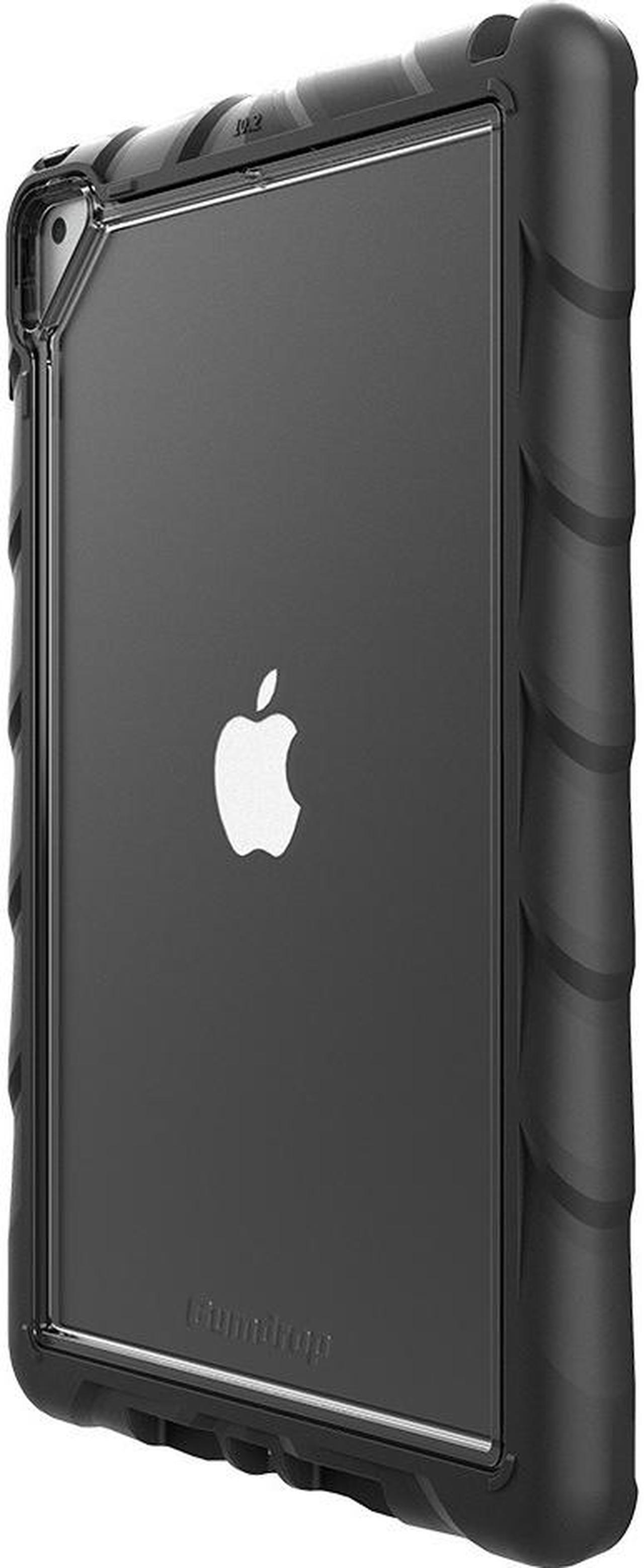 Alt view image 6 of 17 - Gumdrop DropTech Clear for iPad 10.2 Case - For Apple iPad (7th Generation) Tablet - Apple Logo - Clear, Black - Scratch Resistant, Impact Resistant, Drop Resistant, Shock Absorbing, Smudge Resistant,