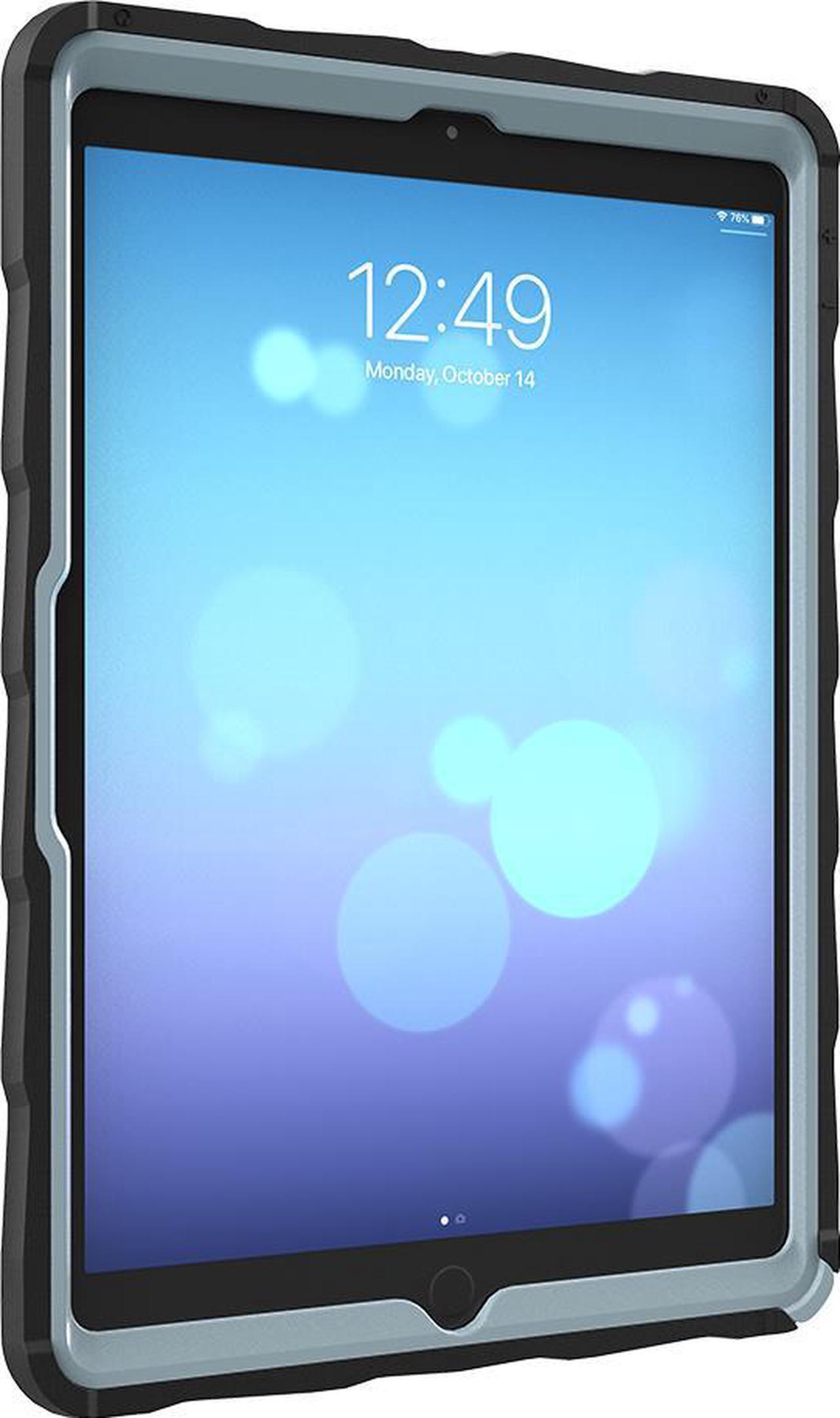 Alt view image 3 of 17 - Gumdrop DropTech Clear for iPad 10.2 Case - For Apple iPad (7th Generation) Tablet - Apple Logo - Clear, Black - Scratch Resistant, Impact Resistant, Drop Resistant, Shock Absorbing, Smudge Resistant,