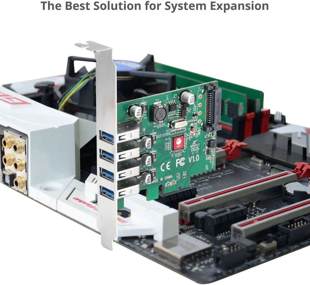 Alt view image 7 of 10 - Siig Dp Usb 3.0 4-Port Pcie Host Card