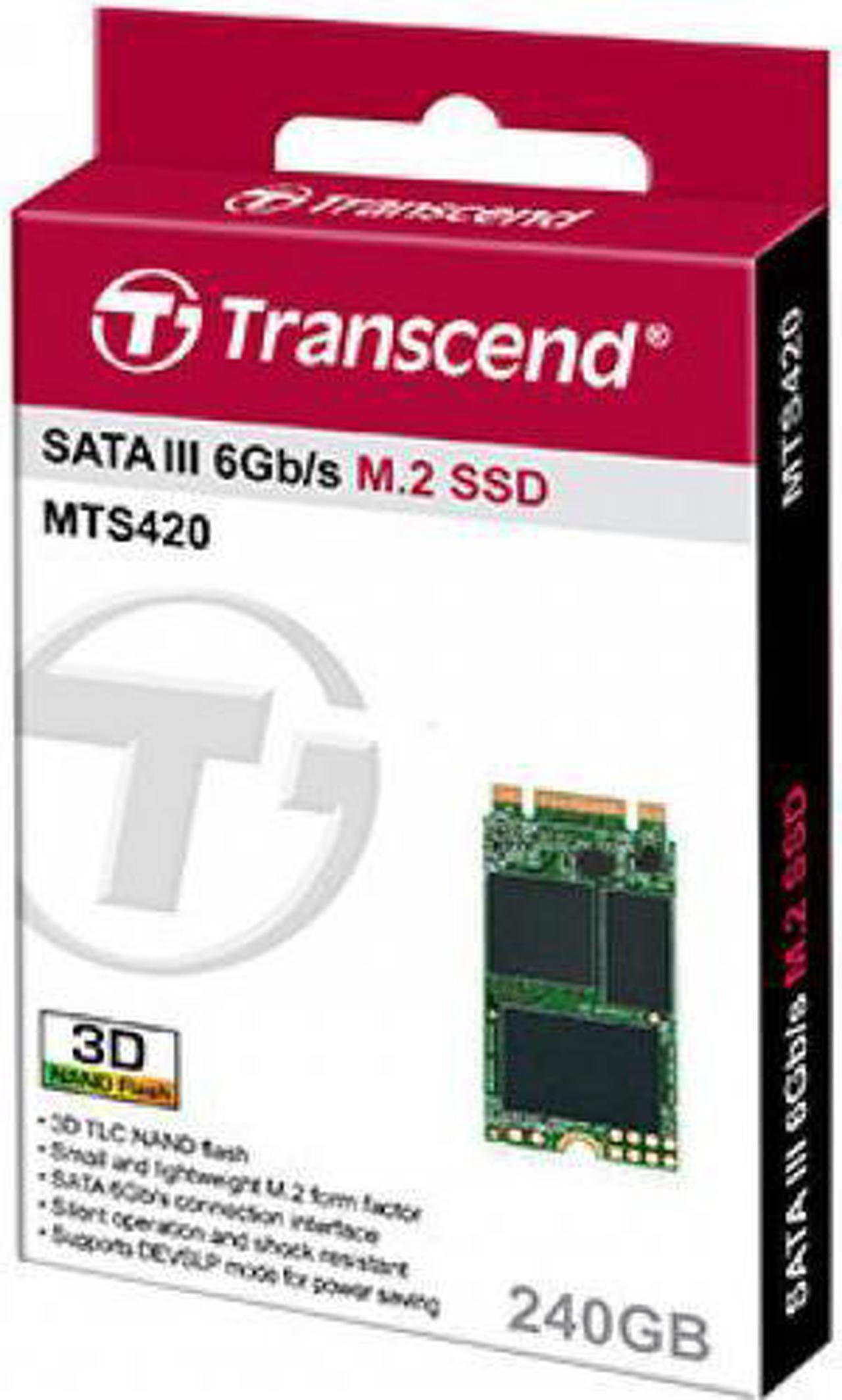 Alt view image 9 of 14 - Transcend MTS420 120GB M.2 SATA-III SSD (TS120GMTS420S)