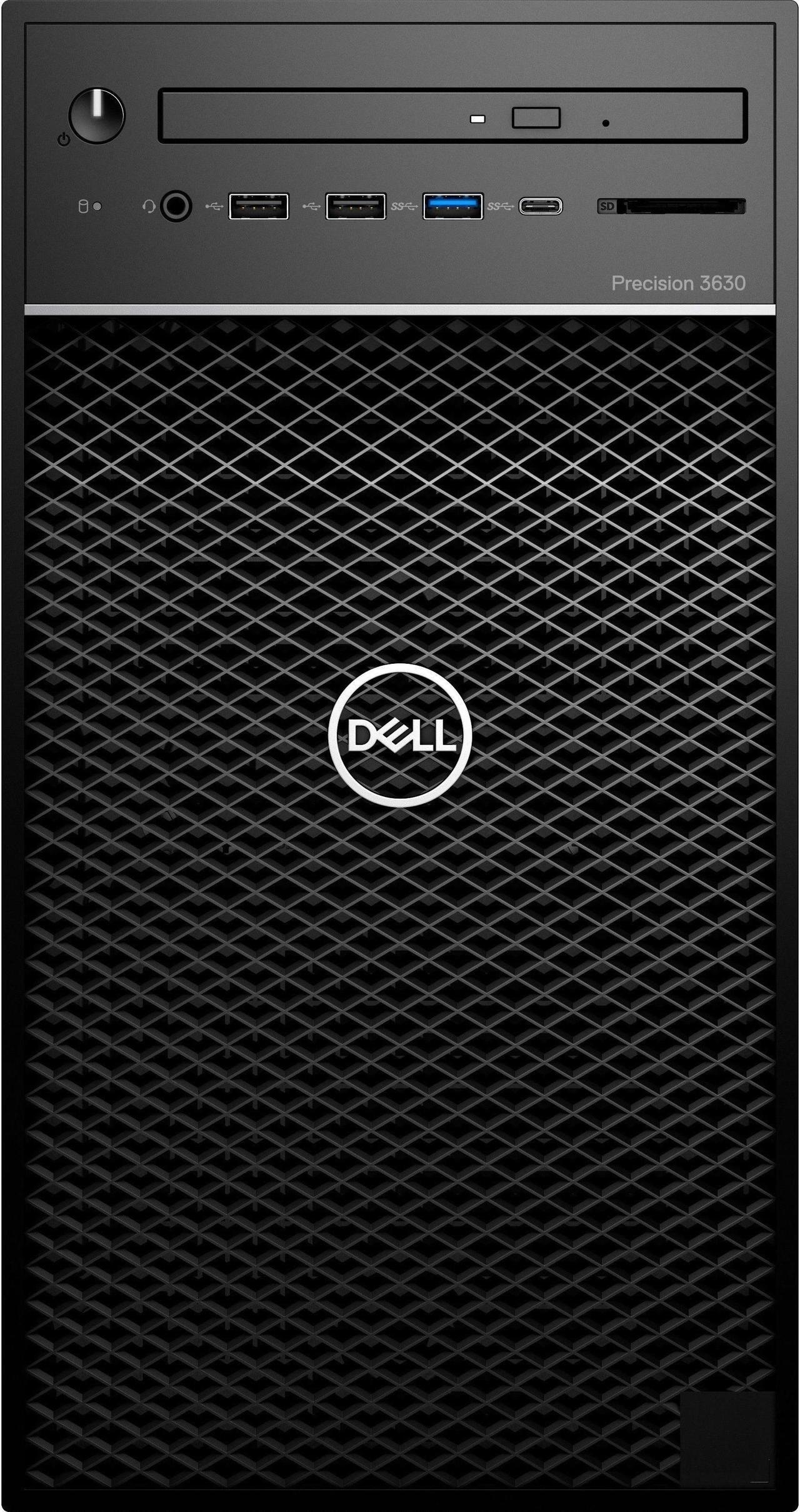 Alt view image 6 of 11 - Dell Precision 3630 Desktop Computer i7-9700 16GB 512GB SSD Radeon Pro WX 3200