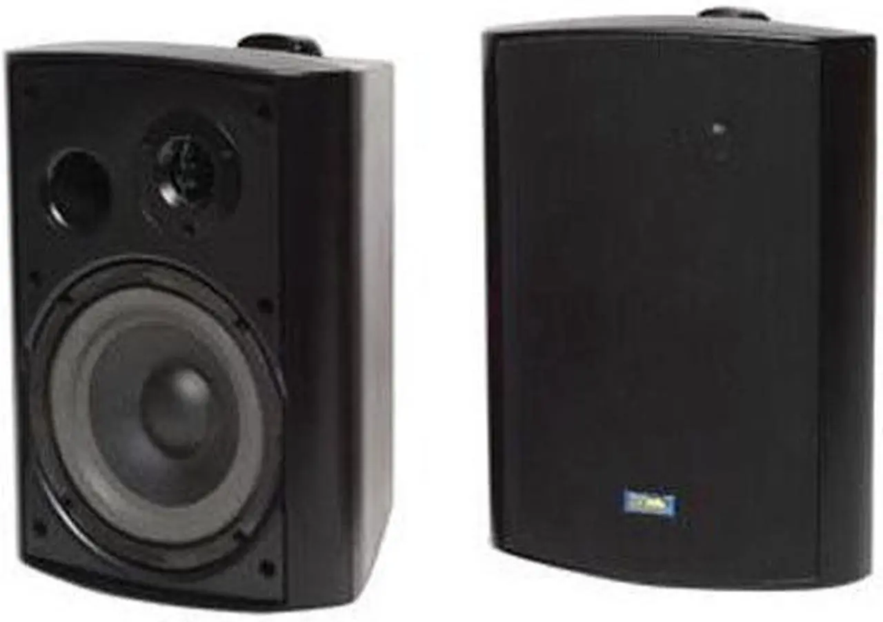 Alt view image 10 of 13 - TIC ASP120-B 6.5" Weather-Resistant Outdoor Patio Speakers with 70v Switch (Pair) - Black