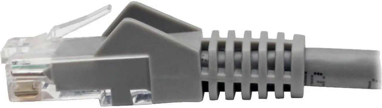 Alt view image 7 of 18 - Tripp Lite N201-06N-GY Premium Cat6 Gigabit Snagless Molded Utp Patch Cable, 24 Awg, 550 Mhz/1 Gbps (Rj45 M/M) , Gray, 6 In. - Patch Cable - Rj-45 (M) To Rj-45 (M) - 5.9 In - Utp - Cat 6 - Ieee 802.3