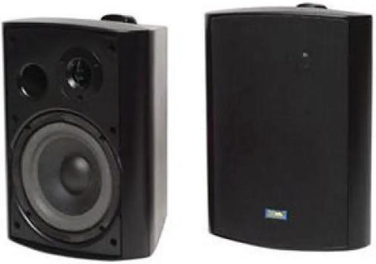 Alt view image 11 of 13 - TIC ASP120-B 6.5" Weather-Resistant Outdoor Patio Speakers with 70v Switch (Pair) - Black