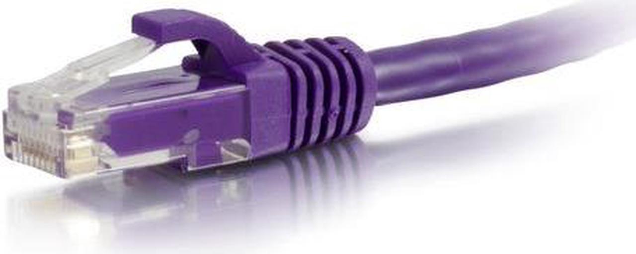 C2G 50830 20 ft. Cat6a Snagless Unshielded (UTP) Ethernet Network Patch Cable - Purple