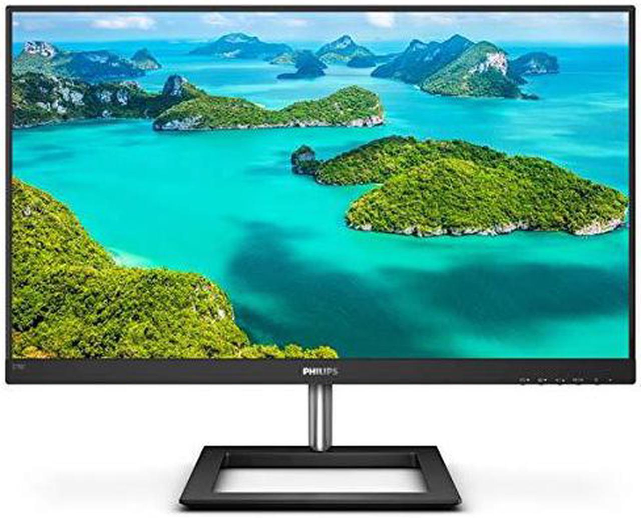 PHILIPS 278E1A 27" Frameless Monitor, 4K UHD IPS, 109% sRGB, Speakers, VESA, 4Yr Advance Replacement Warranty