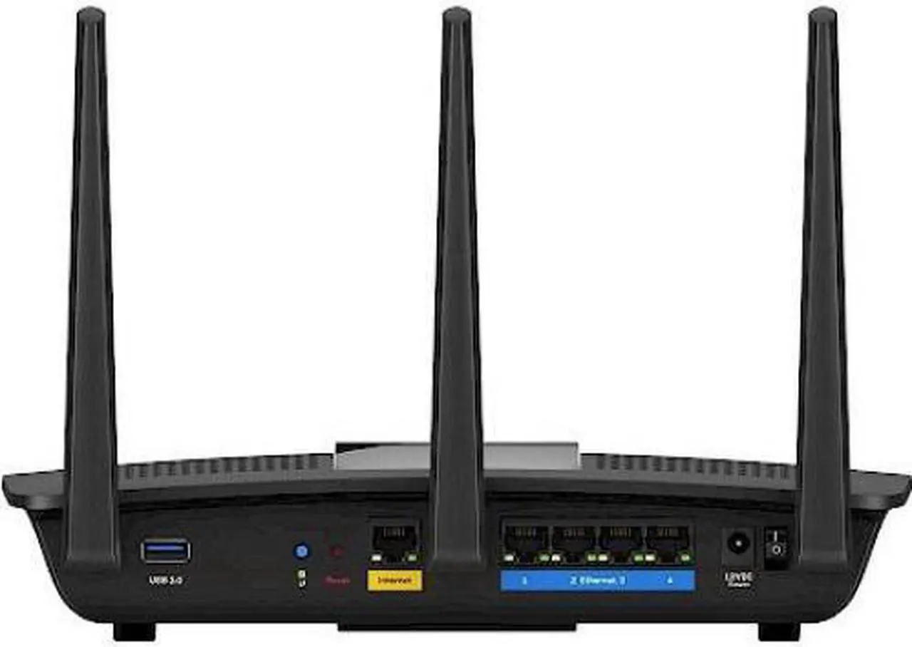 Alt view image 2 of 10 - Linksys Max-Stream AC1900 MU-MIMO Gigabit Dual-Band Wi-Fi Router, EA7450