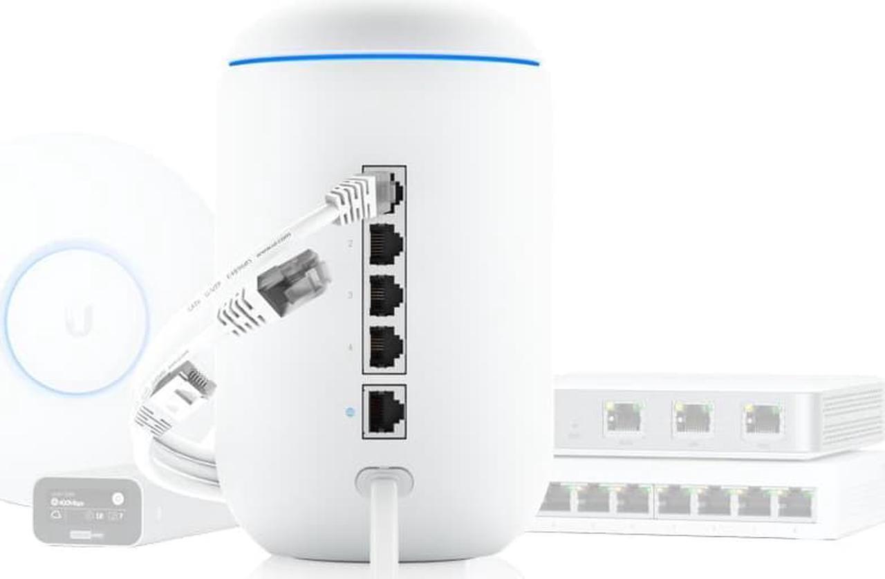 Alt view image 6 of 14 - Ubiquiti IEEE 802.11ac Ethernet Wireless Router UDMUS