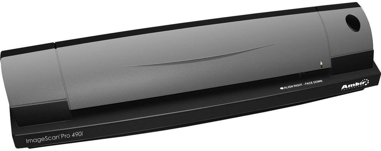 Main image of Ambir Technology - DS490-A3P - ImageScan Pro 490i Duplex Document & Card Scanner Bundled w/ AmbirScan for athenahealth -