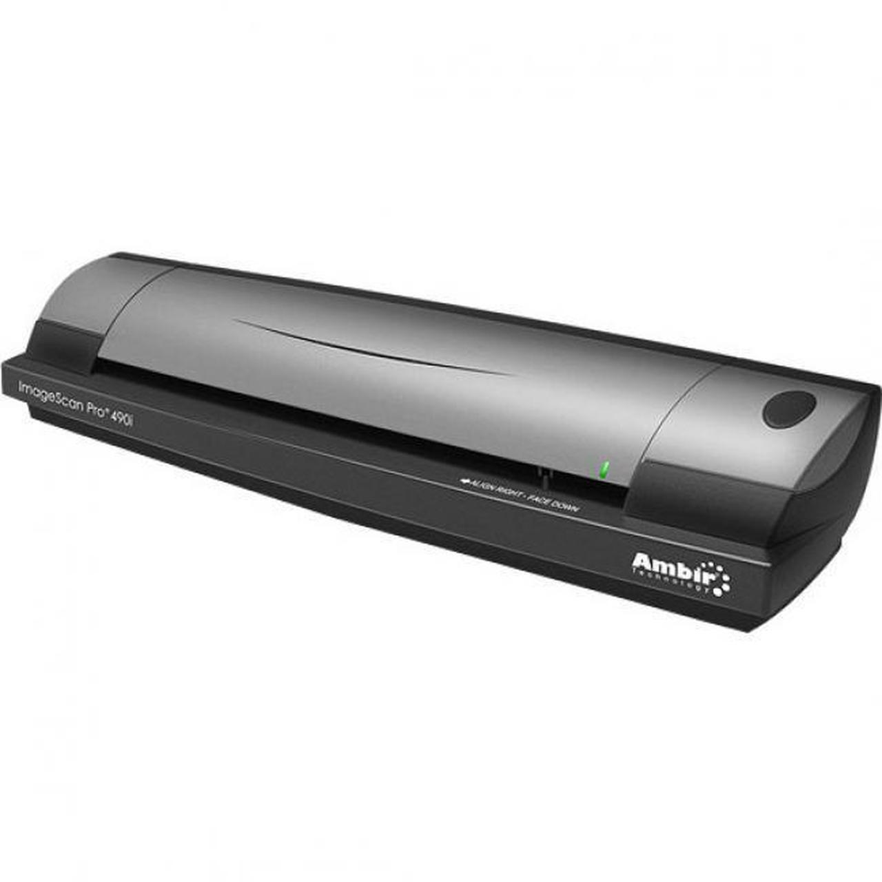 Alt view image 2 of 11 - Ambir Technology - DS490-A3P - ImageScan Pro 490i Duplex Document & Card Scanner Bundled w/ AmbirScan for athenahealth -