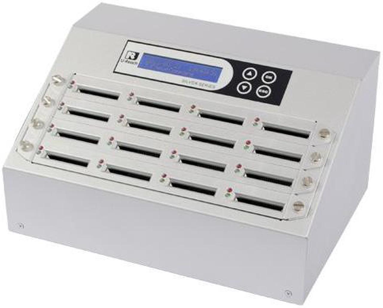 Intelligent 9 Series (CF916S) - Silver Standard 1 - 15 Target CF/ CFast Compact Flash Memory Duplicator - Ultra High Speed(3.9 GB /Mins)