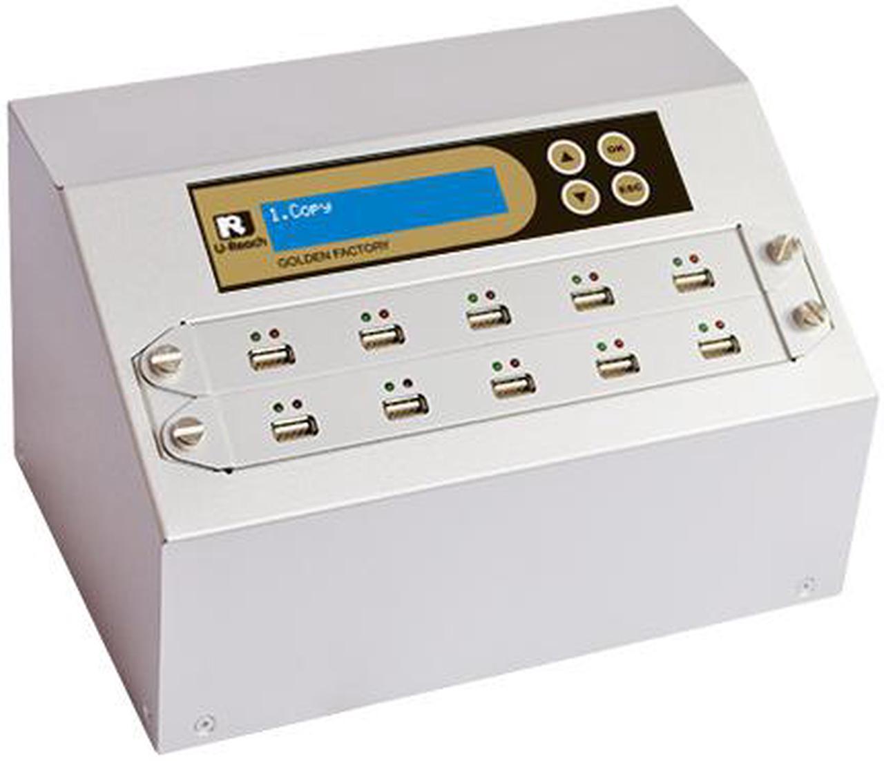 Intelligent 9 Series (UB910G) - GOLD Factory series 1 - 9 Target USB Flash Memory/Pen Drive/External USB Hard Drive Duplicator