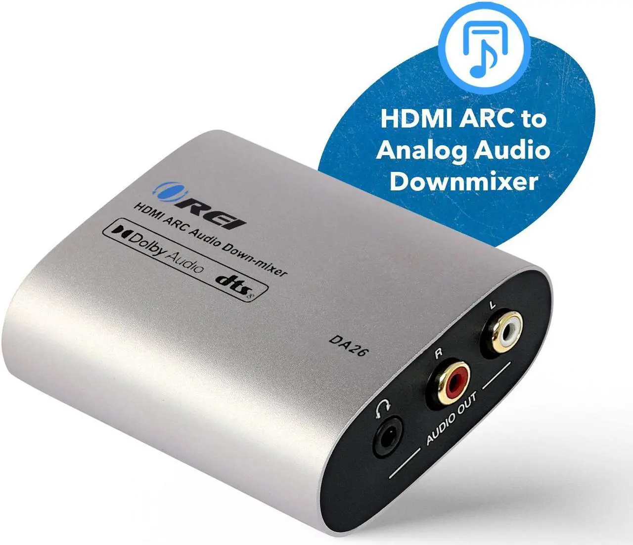 Alt view image 3 of 7 - OREI HDMI ARC Audio Down-Mixer With Dolby 5.1 (DA26)