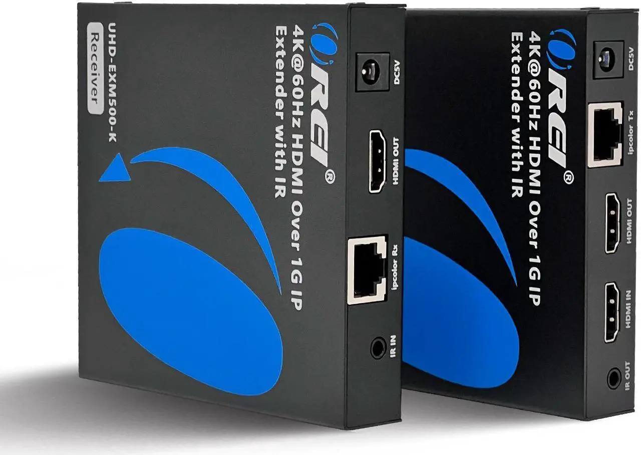 Main image of 4K HDMI Extender Over Cat6/7 Cable Upto 500 Ft - - IR & RS-232 (UHD-EXM500-K)