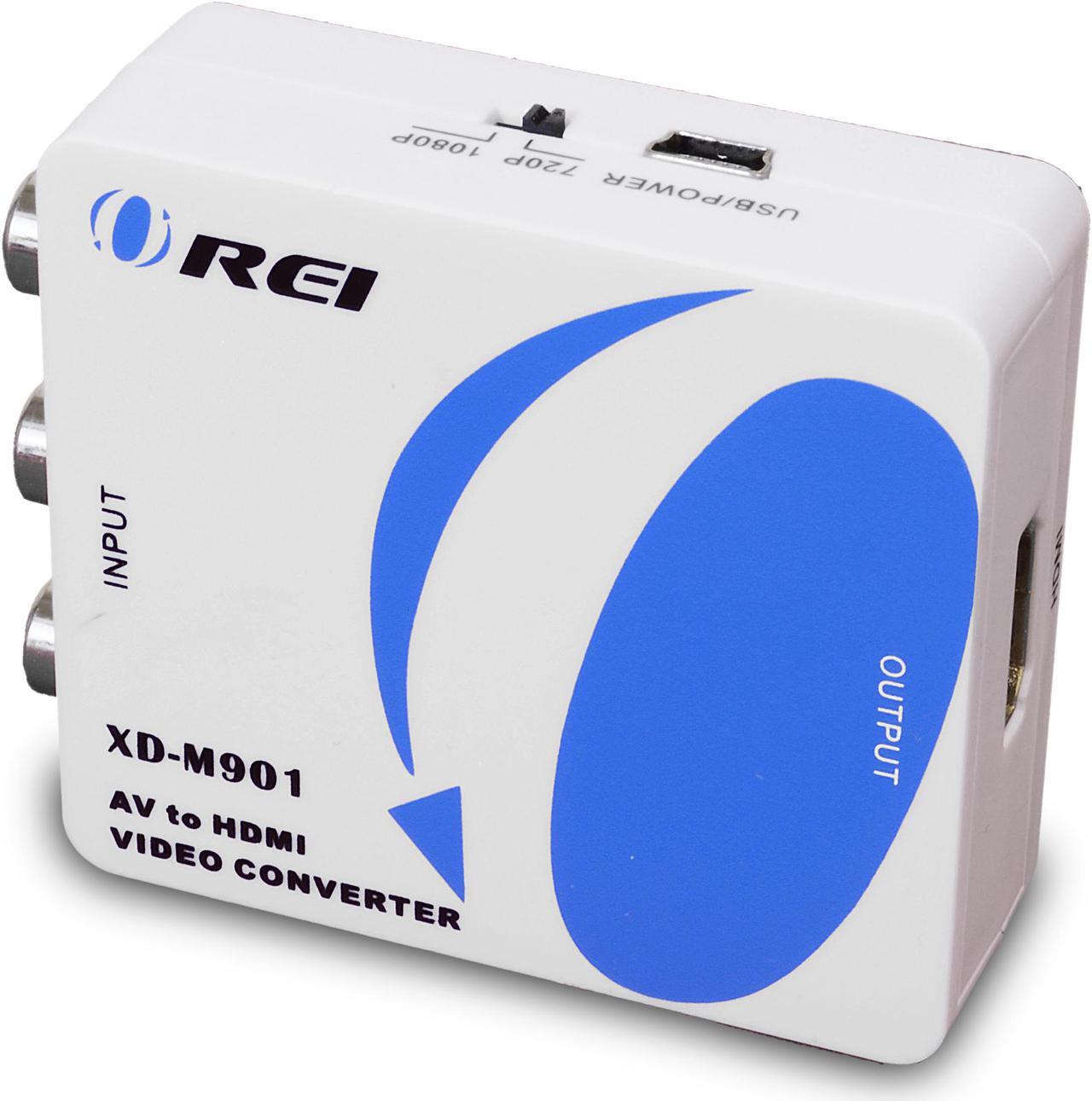 Alt view image 2 of 2 - OREI XD-M901 AV Composite Video/Audio RCA CVBS to HDMI Converter - Upscales to 720p/1080p