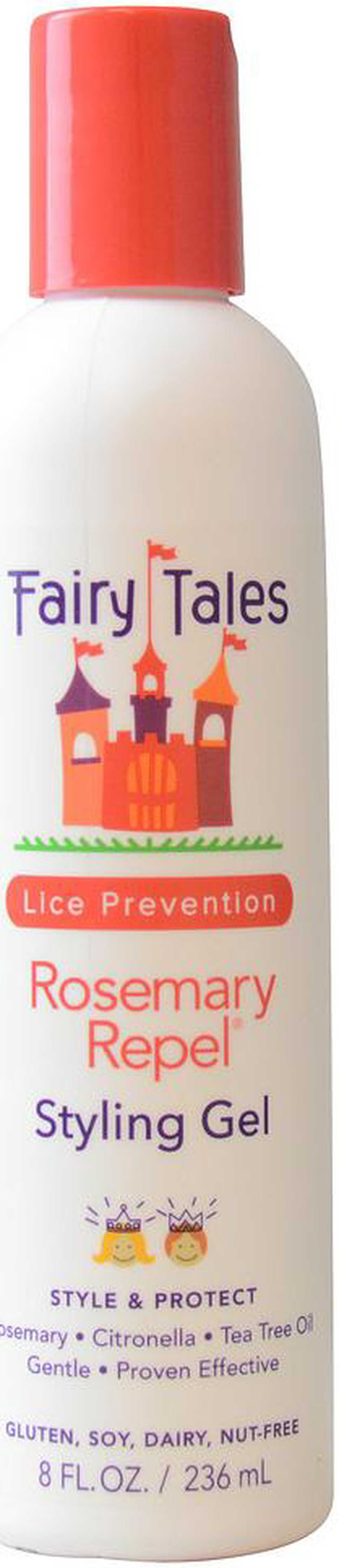 Fairytales Rosmarin Styling Gel, 237 Ml – Alkoholfrei, Hilft Gegen Läuse, Für Natürlichen Halt
