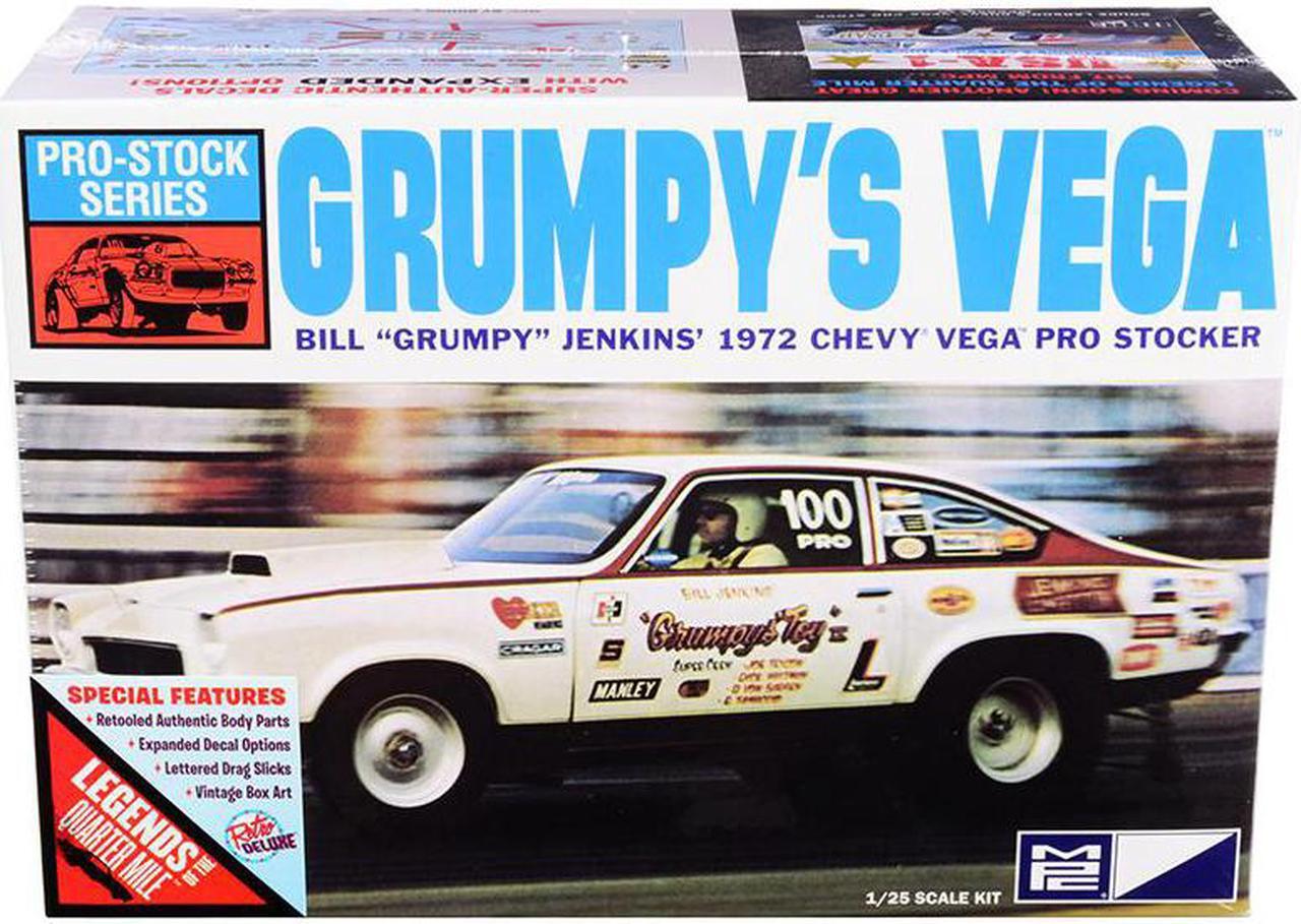 Main image of Skill 2 Model Kit 1972 Chevrolet Vega Pro Stock Bill "Grumpy" Jenkins' "Legends of the Quarter Mile" 1/25 Scale Model by MPC