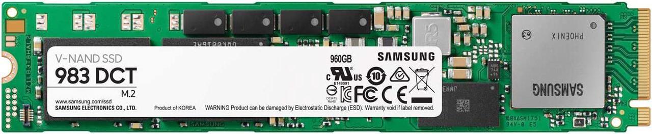 SAMSUNG 983 DCT Series NVMe PCIe M.2 22110 960GB Enterprise SSD MZ-1LB960NE