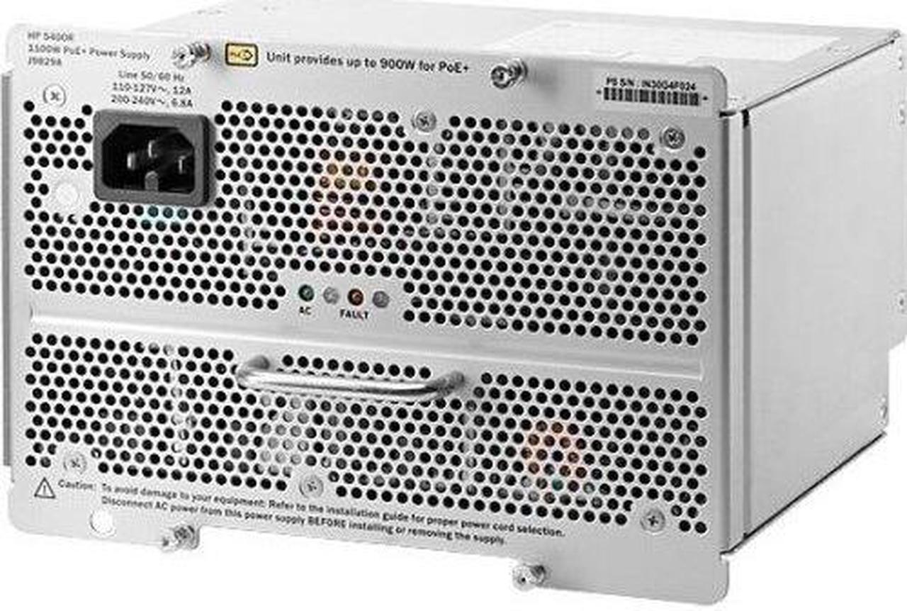 Alt view image 3 of 7 - HP Aruba 5400R 1100W PoE+ zl2 Power Supply