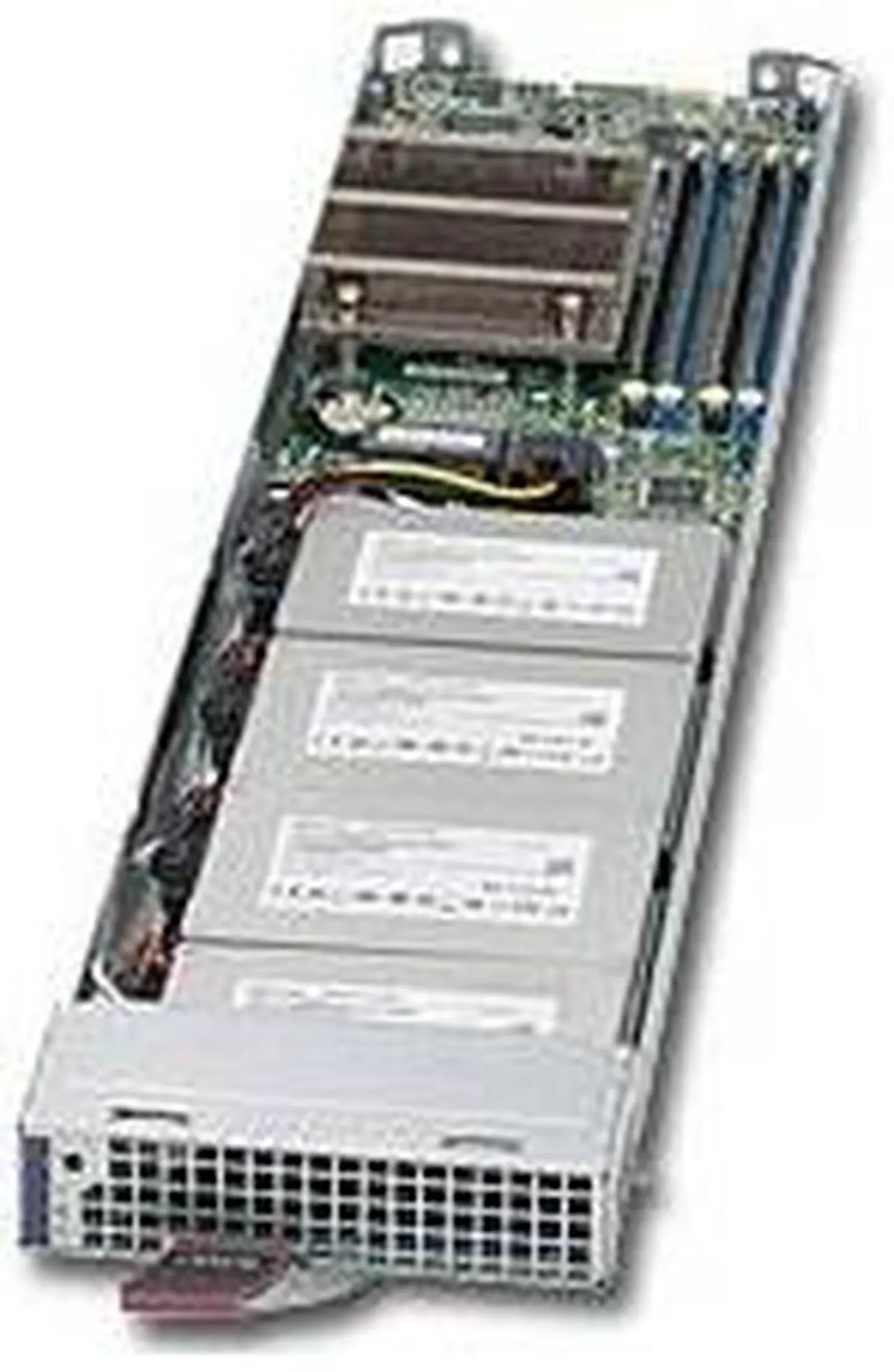 Main image of SUPERMICRO MBI-6118D-T4-PACK Supermicro MicroBlade MBI-6118D-T4 LGA1150 Server Blade Module Pack (Black)