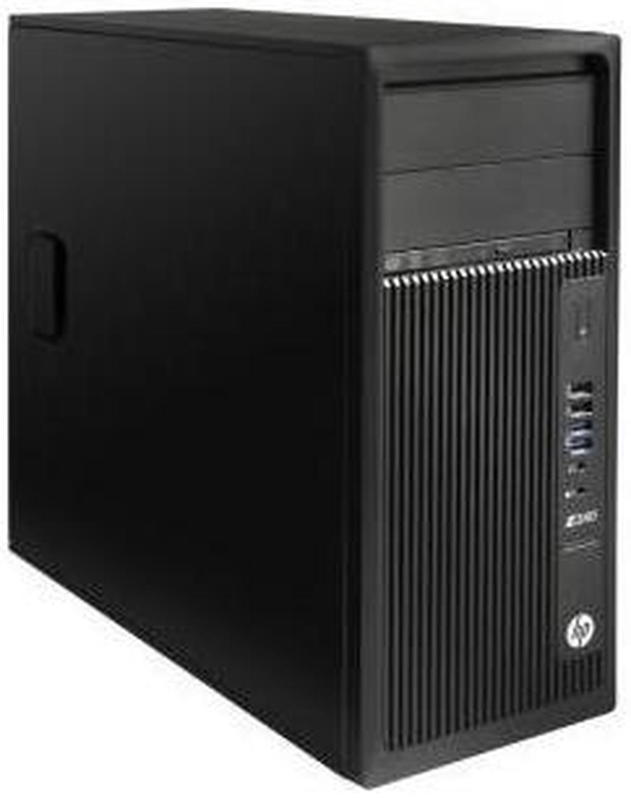 Alt view image 8 of 9 - HP Z240 Workstation - 1 x Intel Xeon E3-1245 v6 Quad-core (4 Core) 3.70 GHz - 8 GB DDR4 SDRAM - 1 TB HDD - 256 GB SSD - Intel HD Graphics P630 Graphics - Windows 10 Pro 64-bit - Mini-tower - Black - 1