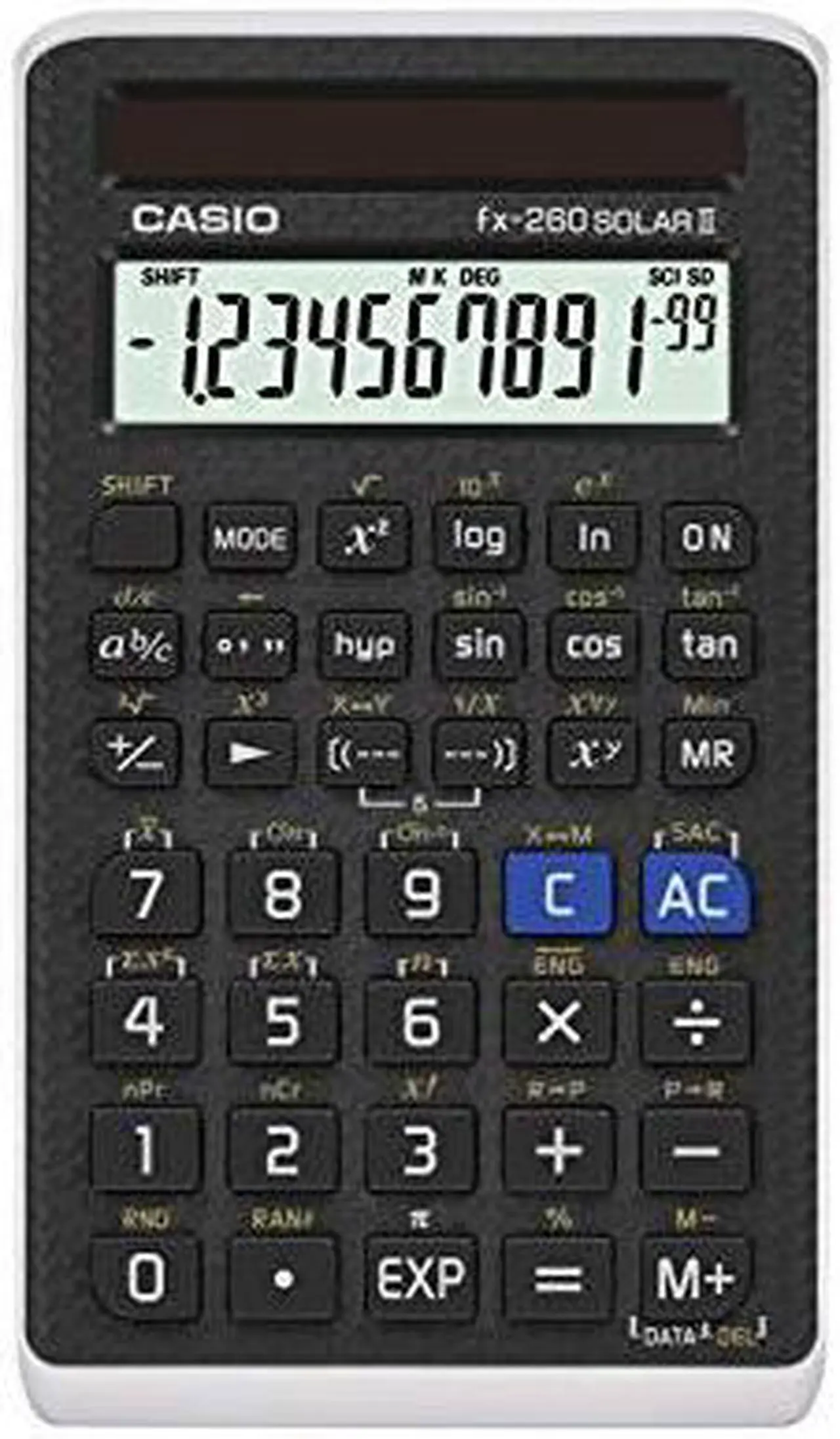 Alt view image 3 of 16 - Casio FX260SLRII Fx-260 Solar All-Purpose Scientific Calculator, 12-Digit Lcd