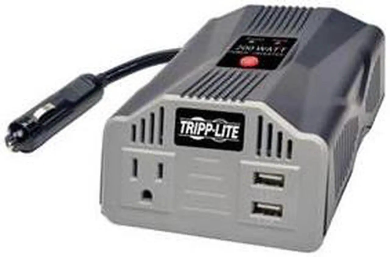 Main image of Tripp Lite PV200USB  PowerVerter Ultra-Compact - DC to AC power inverter + battery charger - 12 V - 200 Watt - 2 output connector(s)
