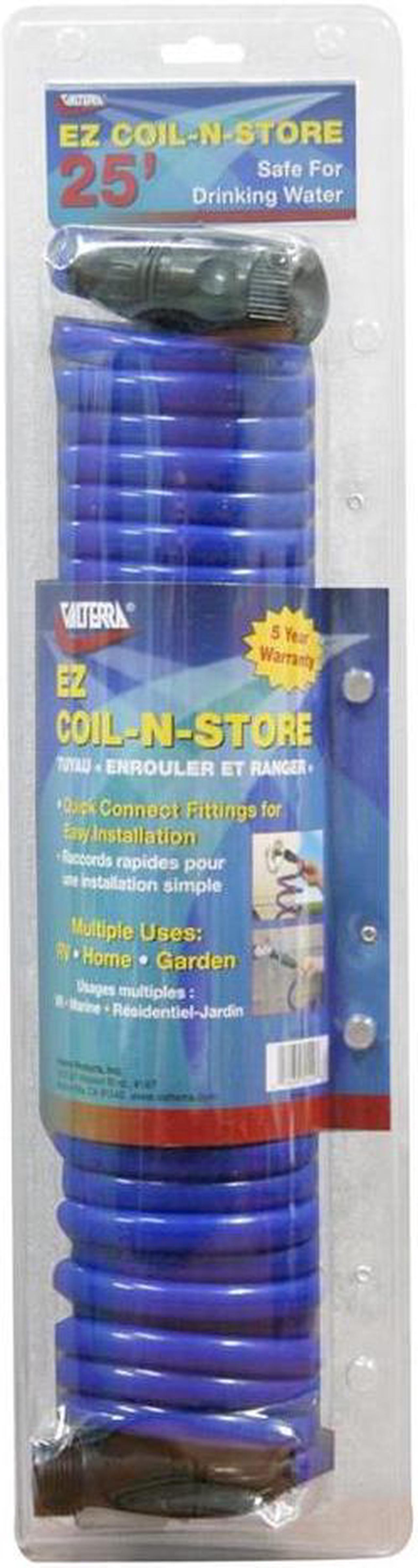 VALTERRA PRODUCTS W01-0022 Valterra W01-0022 EZ Coil-N-Store Drinking Water Hose - 25