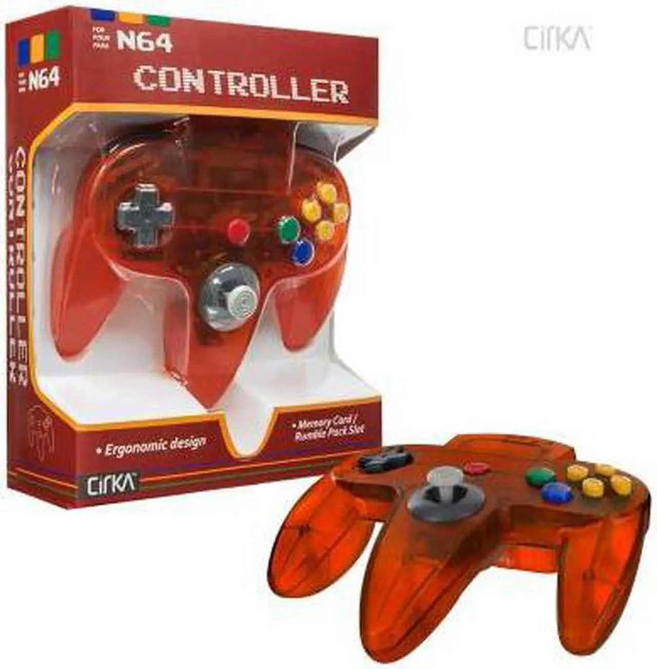 Main image of Cirka CIrka N64 Controller M05786-FI Fire