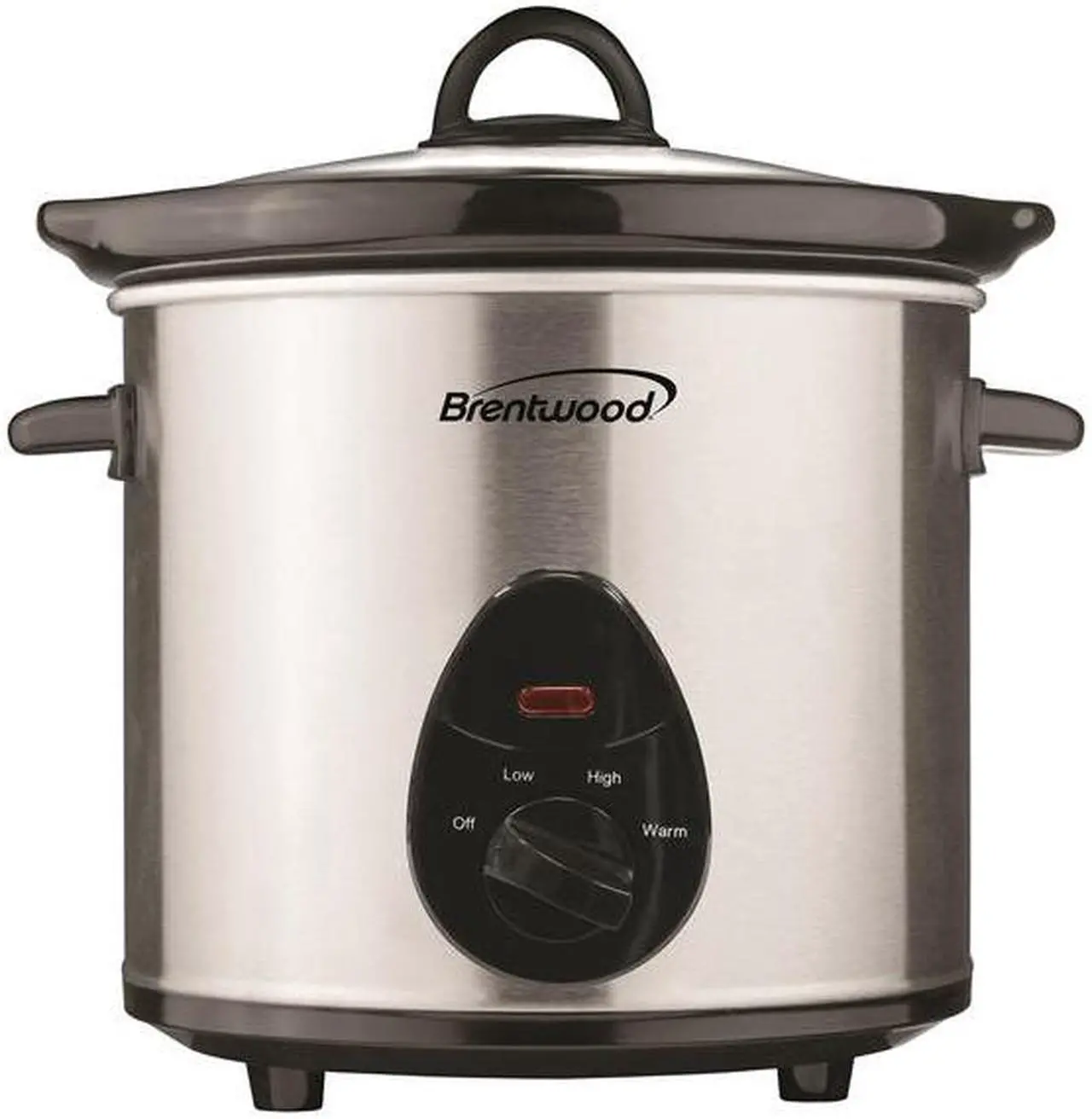 Alt view image 18 of 18 - Brentwood SC-130S 3-Quart Slow Cooker (Stainless Steel Body)