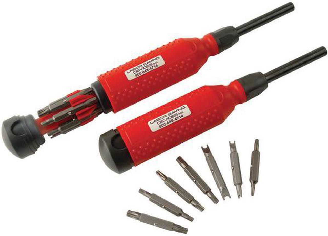 Alt view image 3 of 4 - Labor Saving Devices 51 150 Megapro 15 In 1 Tamper Proof Bit Screwdriver