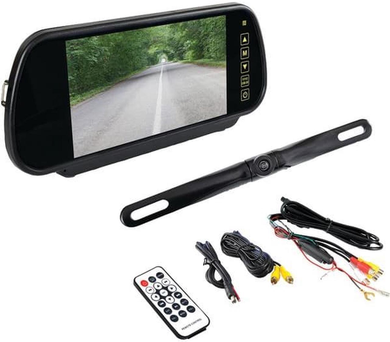 Alt view image 4 of 4 - Pyle PLCM7400BT Bluetooth Backup Camera & Monitor System With 7 Mirror-Mount Display Screen