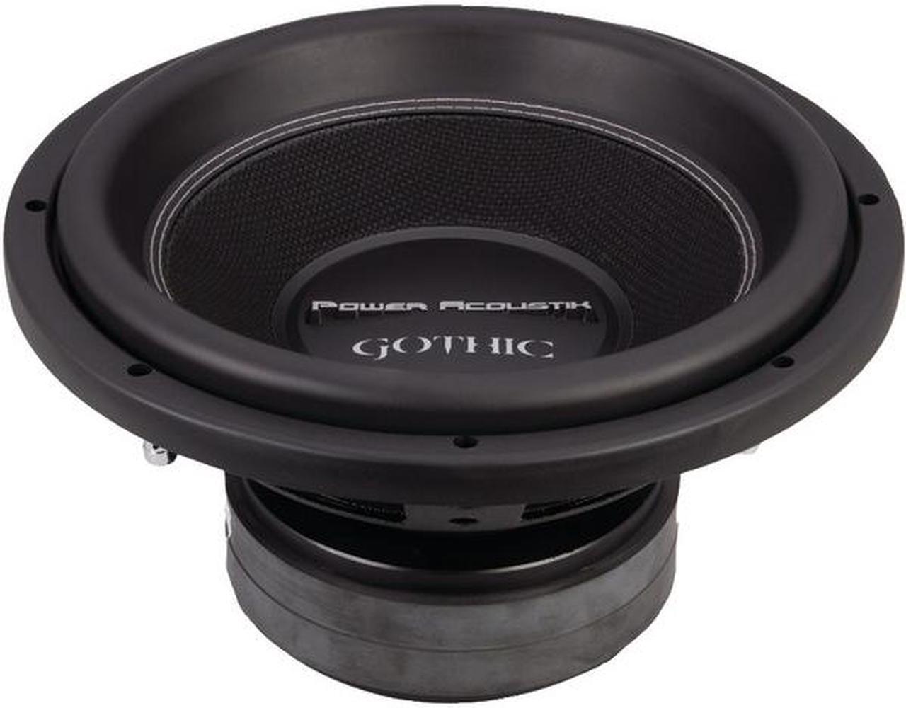 Alt view image 5 of 10 - New Power Acoustik GW3-12 12" 2500W Car Subwoofer Sub + Single Vented Sub Box