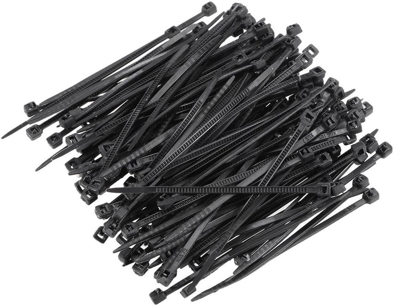 Cable Zip Ties 60mmx1.8mm Self-Locking Nylon Tie Wraps Black 300pcs